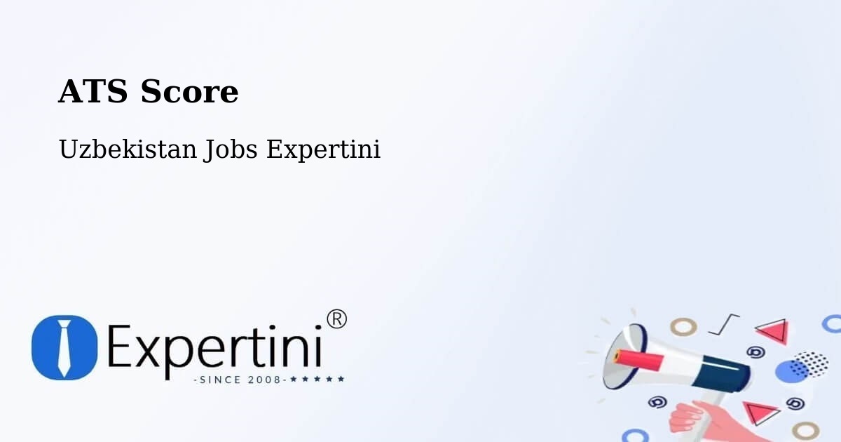 Resume ATS Score & Job Description Match Tool – Juma - Uzbekistan Jobs Expertini