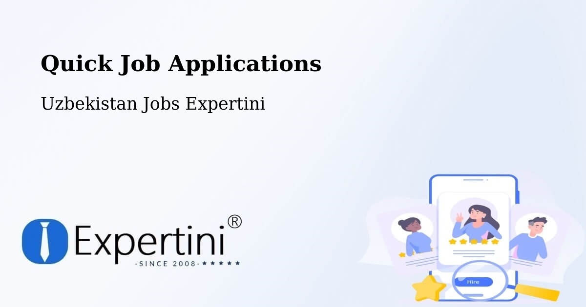 Quick Apply Feature – Juma - Uzbekistan Jobs Expertini